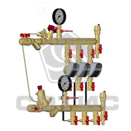 Элегантное техническое решение - использование готовых коллекторных узлов учета воды и тепла СОТИС-Unit™.