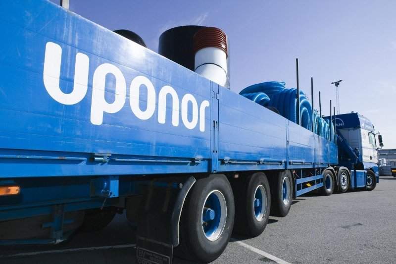В 2018 году чистый объем продаж Uponor  увеличился на 2,2% и достиг 1196,3 млн. евро
