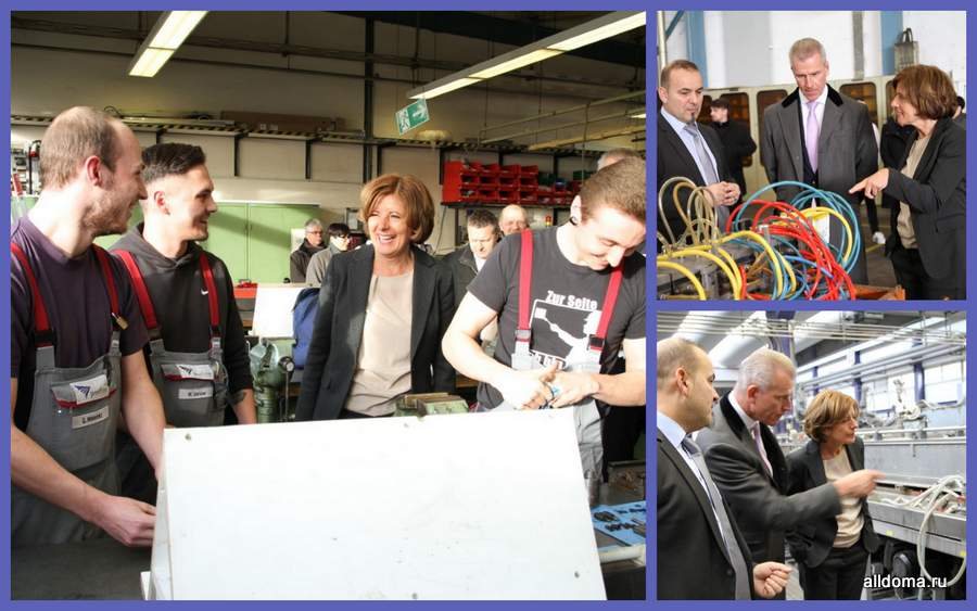 Премьер-министр земли Рейнланд-Пфальца посетила завод profine Group в Пирмазенсе!