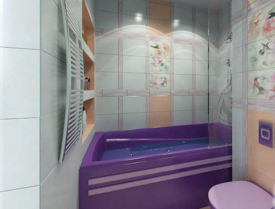 Такие выставки показывают тенденции ремонта - отделка ванной тожет должна быть модной.