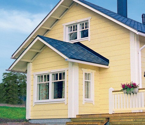 Дома для сезонного проживания, полный комплект поставки финского дома из клееного бруса