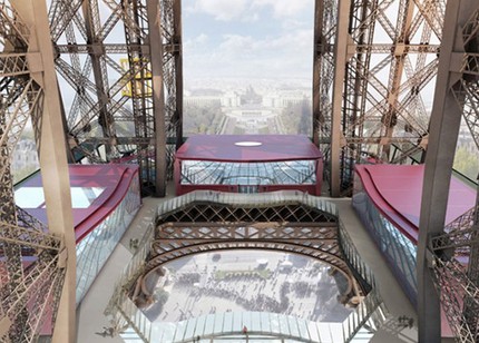 «Сен-Гобен» изготовила противоскользящий стеклянный пол для Эйфелевой башни!