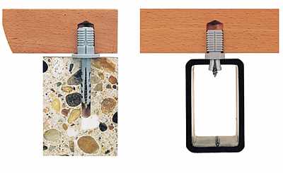  Для крепления деревянных ступеней разработаны специальные анкерные крепления TB для косоуров из пустотелого стального профиля и TBB для крепления к бетону и другим полнотелым строительным материалам. 